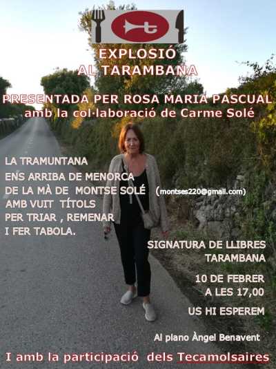 Agenda ARTI ´Explosió al Tarambana´ amb Rosa Maria Pascual a Cardedeu