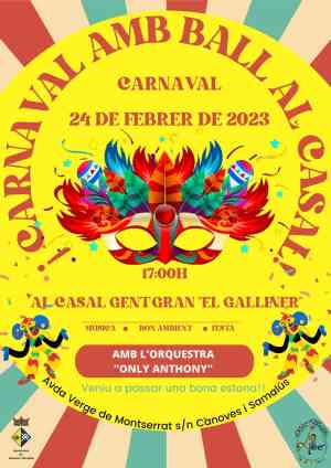 Agenda CARNAVAL Carnaval amb ball al casal a Cànoves i Samalús