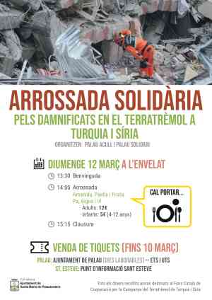 Agenda OPERA Arrossada solidària a Santa Maria de Palautordera