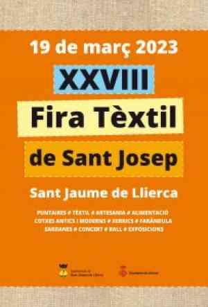 Agenda FIRA 19 de març – Fira de Sant Josep a Sant Jaume de Llierca