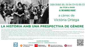 Agenda CALDES DE MONTBUI La història amb una perspectiva de gènere, a càrrec de Victòria Ortega a Caldes de Montbui
