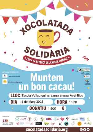 Agenda VALLGORGUINA Xocolatada solidària a Vallgorguina