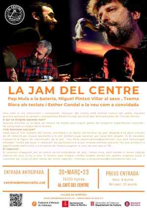 Agenda  La Jam del Centre a Caldes de Montbui
