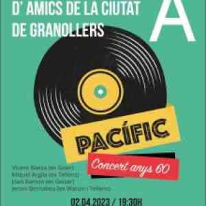 Agenda MUSICA VALLES ORIENTAL Pacific, concert anys 60 a Granollers