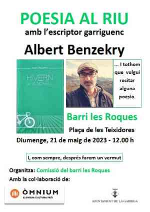 Agenda  Poesia al riu amb l´escriptor garriguenc Albert Benzekry a La Garriga