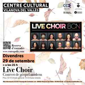 Agenda MUSICA LIVE CHOIR a Vilanova del Vallès