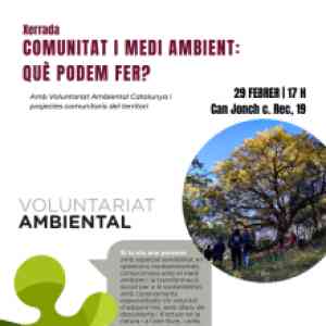 Agenda VALLES ORIENTAL Comunitat i medi ambient: què podem fer´ a Granollers