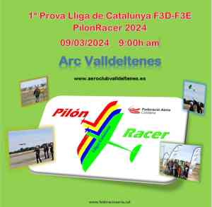 Agenda ESPORTS LLICA DE VALL 1ª prova Lliga Catalana PilonRacer F3D-F3E a Lliçà d´Amunt