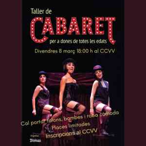 Agenda  Taller de Cabaret al CCVV a Vilanova del Vallès