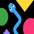 free game Colourful snake 3d online